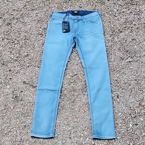 New W Tags PAIGE Lionel Croft Stretch Light Denim Jeans Size 30 X 32